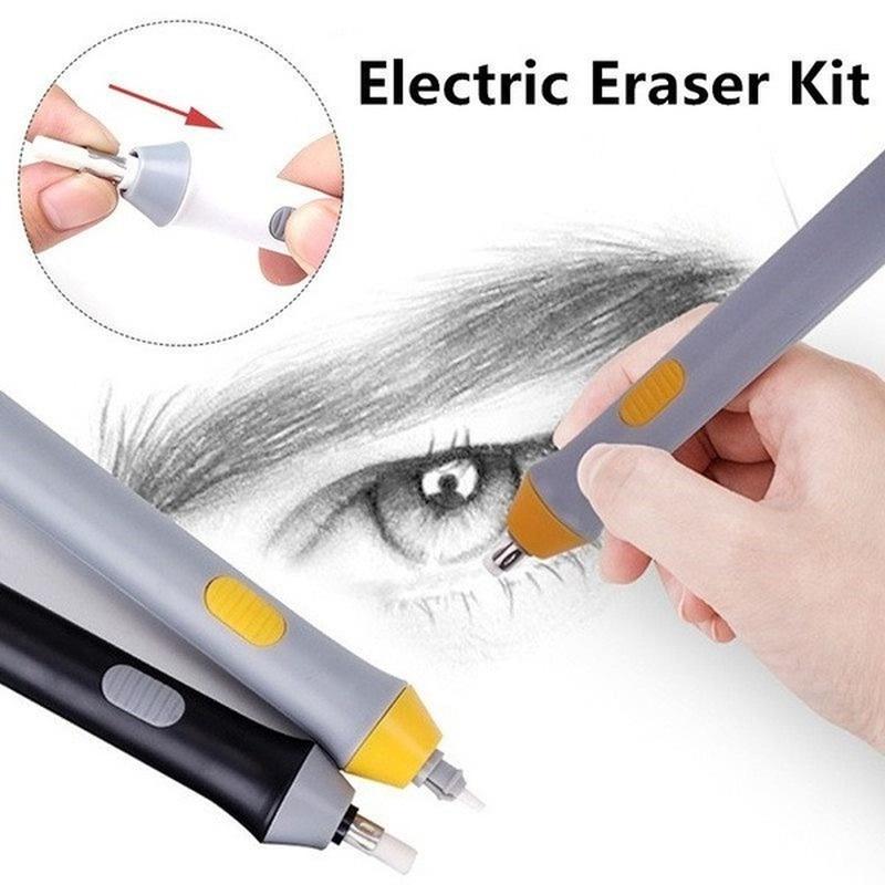 1Pc 電動消しゴム鉛筆描画機械式かわいい練り消しゴム子供の - Rubber Eraser Kneaded のレビューと価格