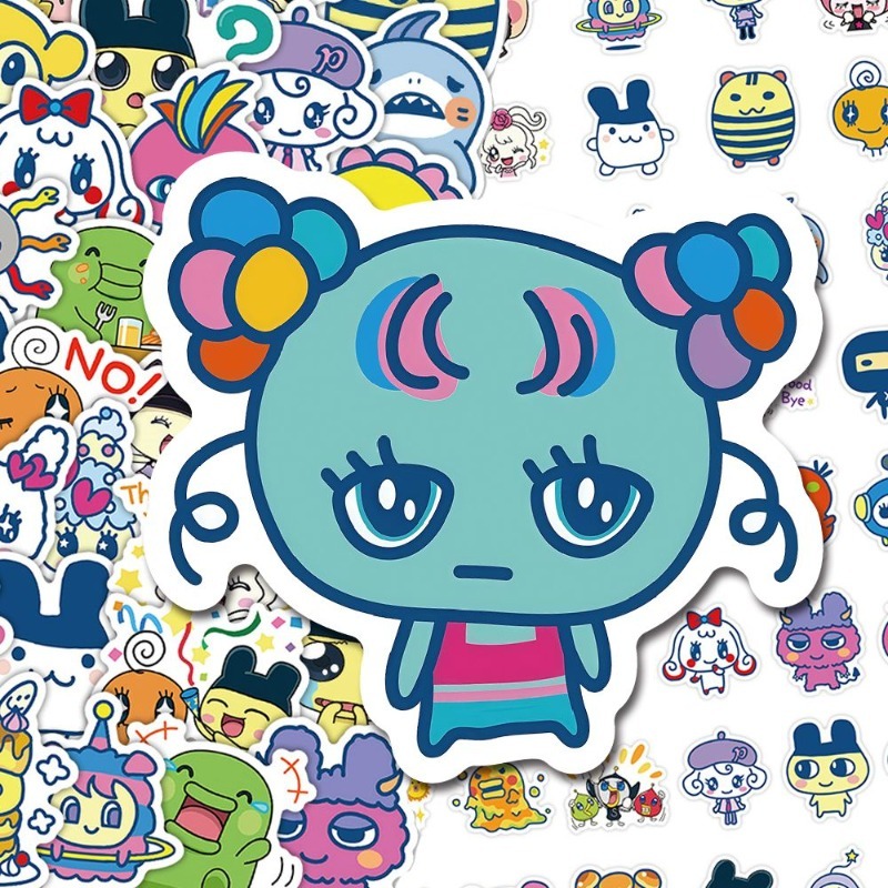 新しいバンダイたまごっちマメッチ楽しい落書きステッカー高色価 - Memo Pad Sticky のレビューと価格