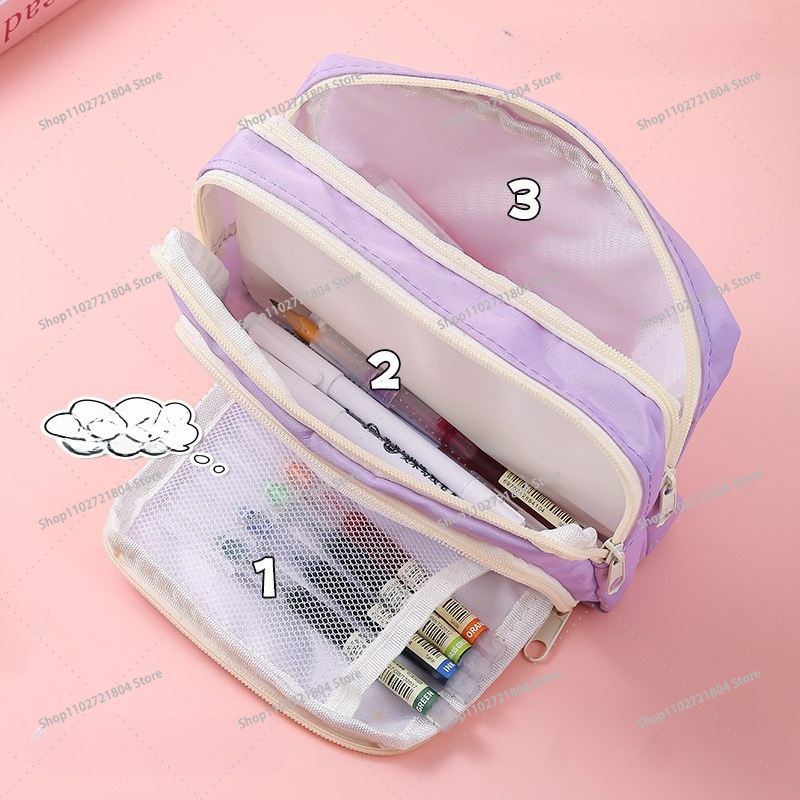ブラックピンク大容量キャンバス鉛筆ケース学生用 Kpop B - Stationery Warehouse のレビューと価格