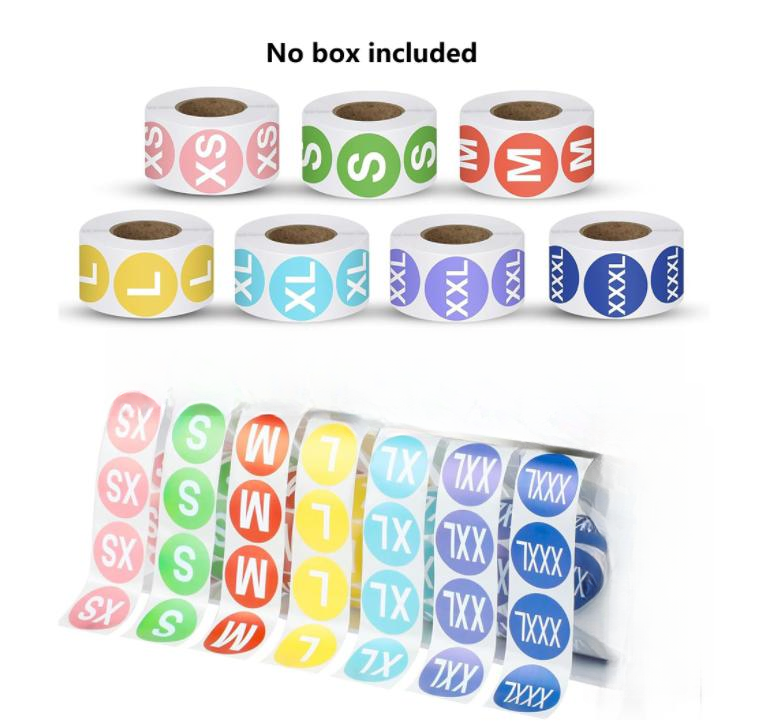7 ロール 500 個ステッカーラベルホルダーカラーラベル取 - Sticker Label Roll のレビューと価格