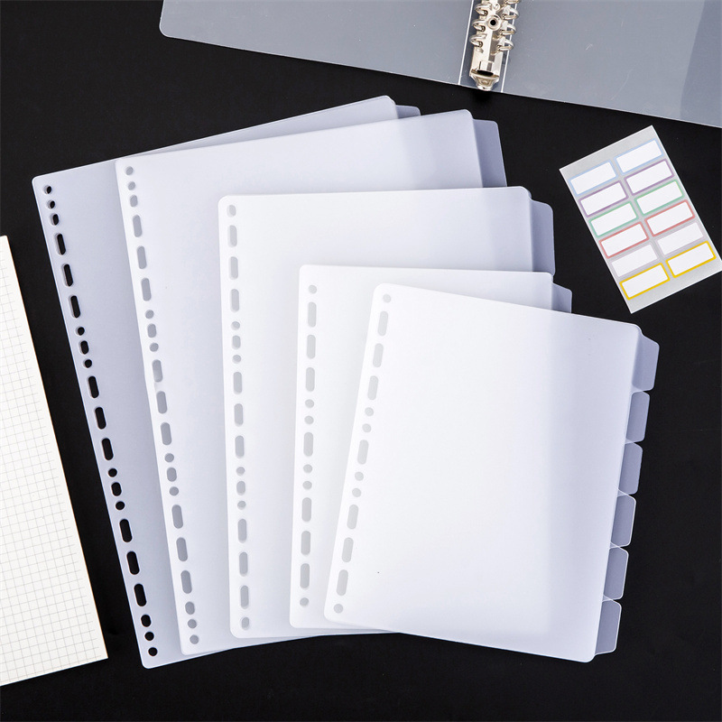 A4 A5 B5 バインダー用仕切り、ジェネラホールバインダ - Index Tab Divider のレビューと価格