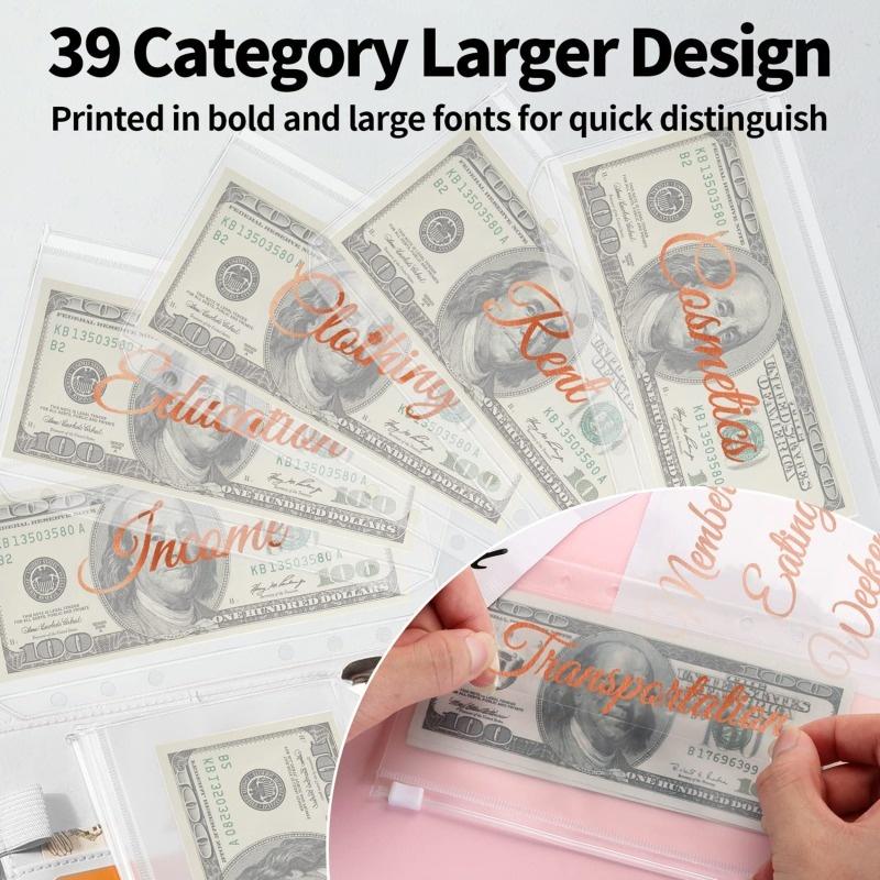 ソフトレザーバインダー予算プランナー現金封筒バインダー予算封 - Planner Weekly Budget のレビューと価格