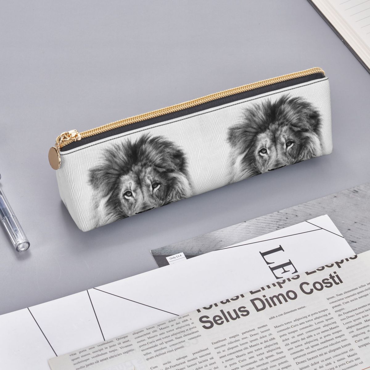 ライオン鉛筆ケース 子供用 学校用ペンボックス 鉛筆バッグ  - Lion Stationery & Office Supply(Kunshan)Co.Ltd のレビューと価格
