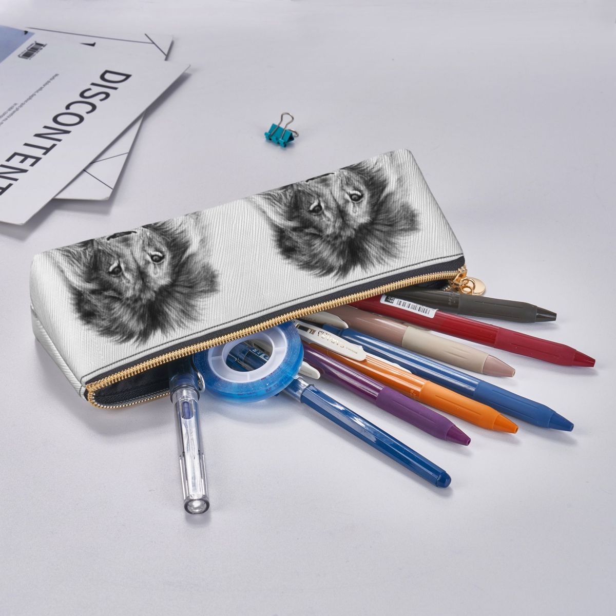 ライオン鉛筆ケース 子供用 学校用ペンボックス 鉛筆バッグ  - Lion Stationery & Office Supply(Kunshan)Co.Ltd のレビューと価格