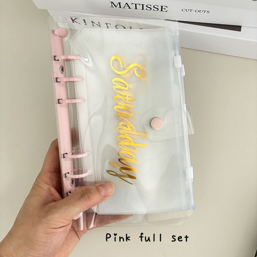 Sharkbang 1 セット A6 マカロン バインダー  - Planner Weekly Budget のレビューと価格