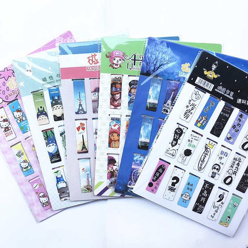 18 ピース/セットキャットタワーマグネット磁気ブックマーク - Bookmark Magnetic Clip のレビューと価格