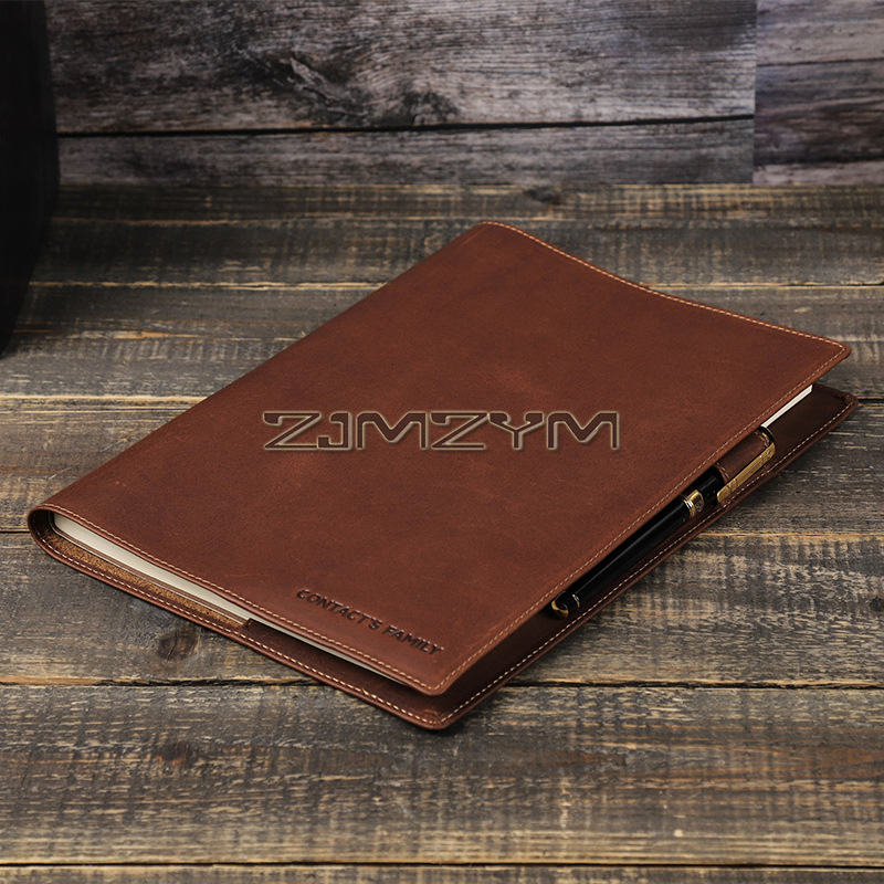 ペンホルダー付きレザーハードカバー,ジャーナル用保護カバー, - Journal Leather Hardcover のレビューと価格