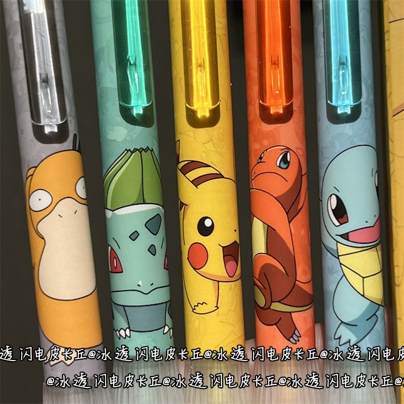 透明シリコーンポケモン格納式ゲルペン速乾性黒インクかわいいイ - Stationery Warehouse のレビューと価格