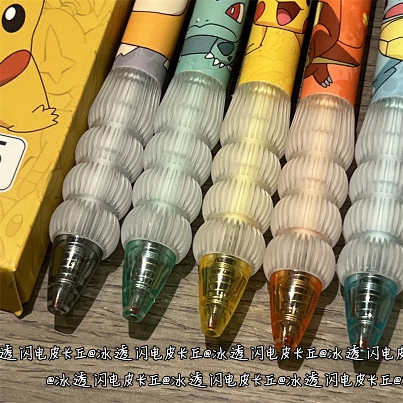 透明シリコーンポケモン格納式ゲルペン速乾性黒インクかわいいイ - Stationery Warehouse のレビューと価格