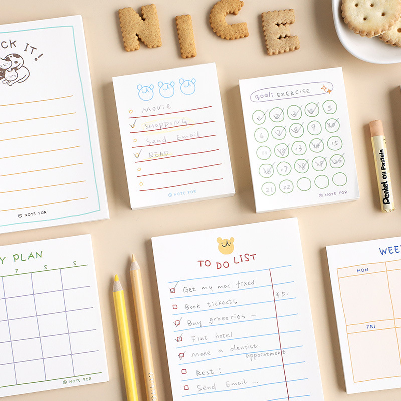 100枚/50枚入り キュートプランシリーズ メモ帳 かわい - Office Stationery Supply List のレビューと価格
