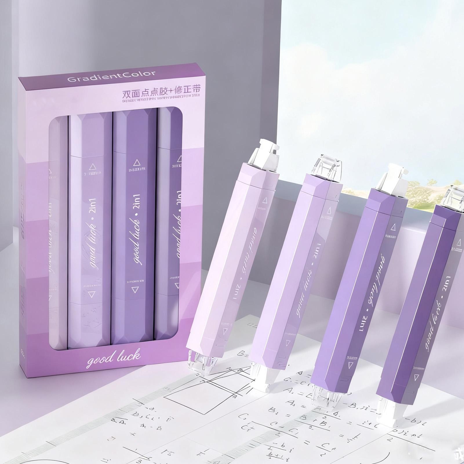ホワイトアウト修正テープ 4 個 簡単に適用できる文具用品  - Correction Tape Roller のレビューと価格
