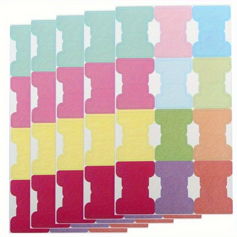 カラフルな粘着インデックスタブ - 書き込み可能な両面ページ - Index Tab Divider のレビューと価格