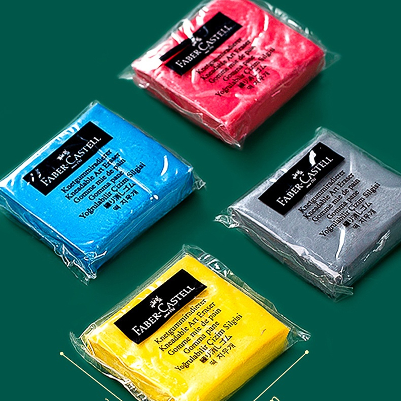 ファバーカステル-可塑性ゴム、ソフトアート消しゴム、スケッチ - Rubber Eraser Kneaded のレビューと価格