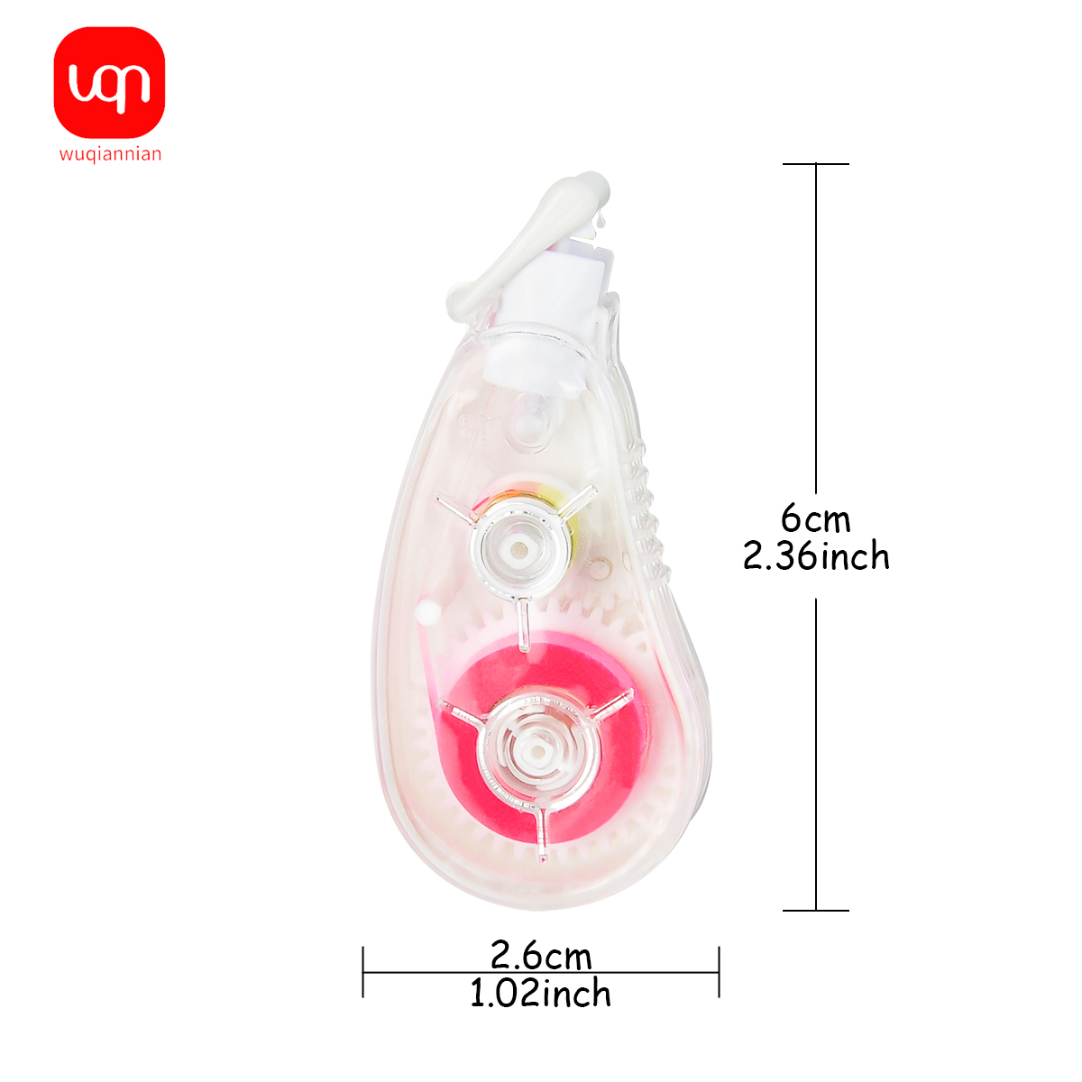 WQN-4PCS 5mm X 6m 蛍光修正テープ マルチカ - Correction Tape Roller のレビューと価格