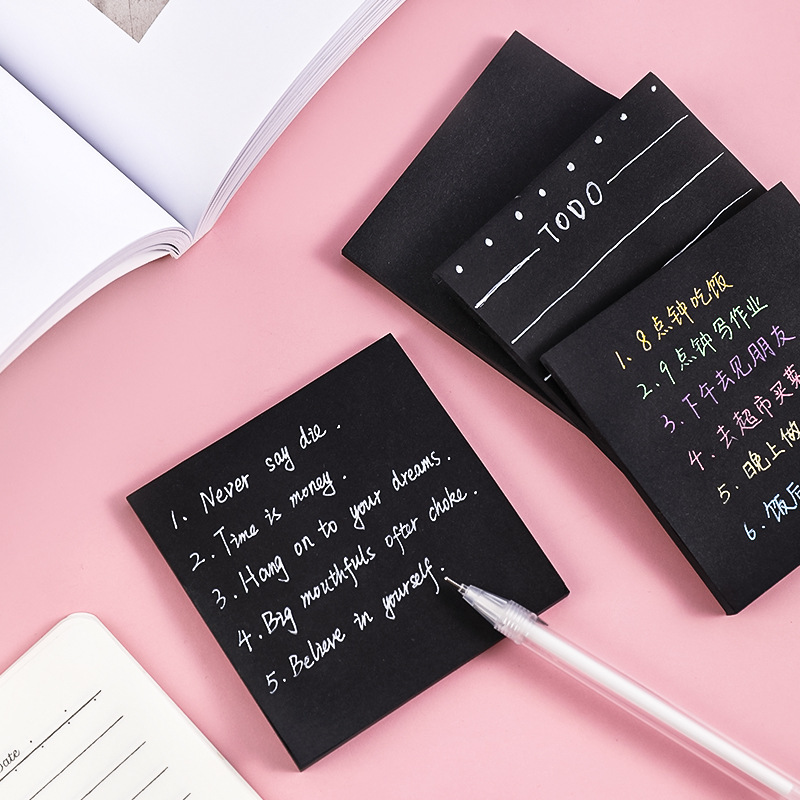 ブラック N タイムズ スティッキー ノート To Do リ - Office Stationery Supply List のレビューと価格